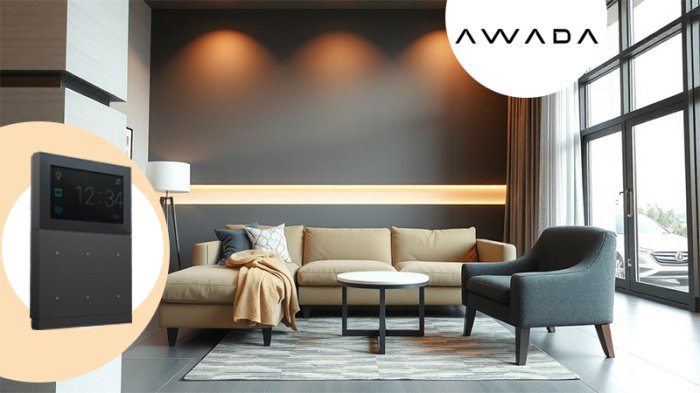 Представлена панель управления освещением и климатом SD-TS101-BK6 от «Авада Системс»